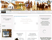 Tablet Screenshot of dunaszentbenedek.hu